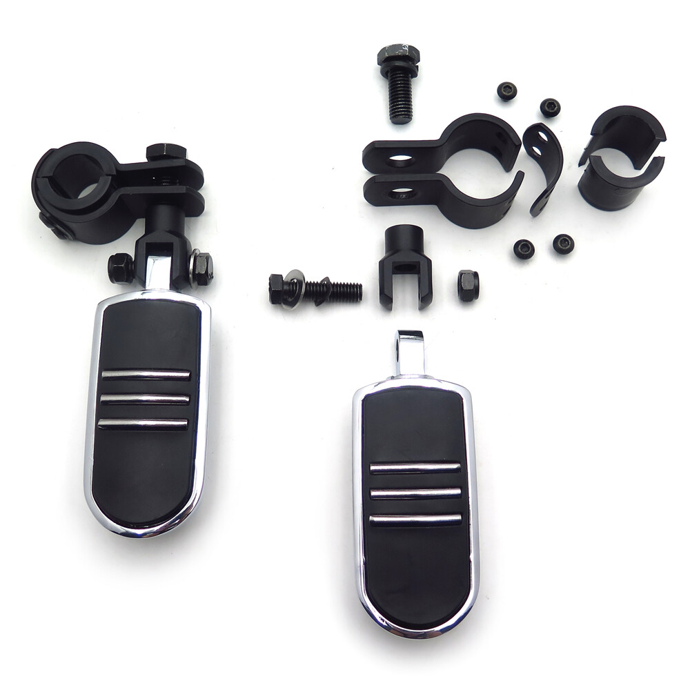 High Quality Billet Aluminum Motorcycle 1 Pair Of Streamliner 1″ 1-1/4″ Foot Peg