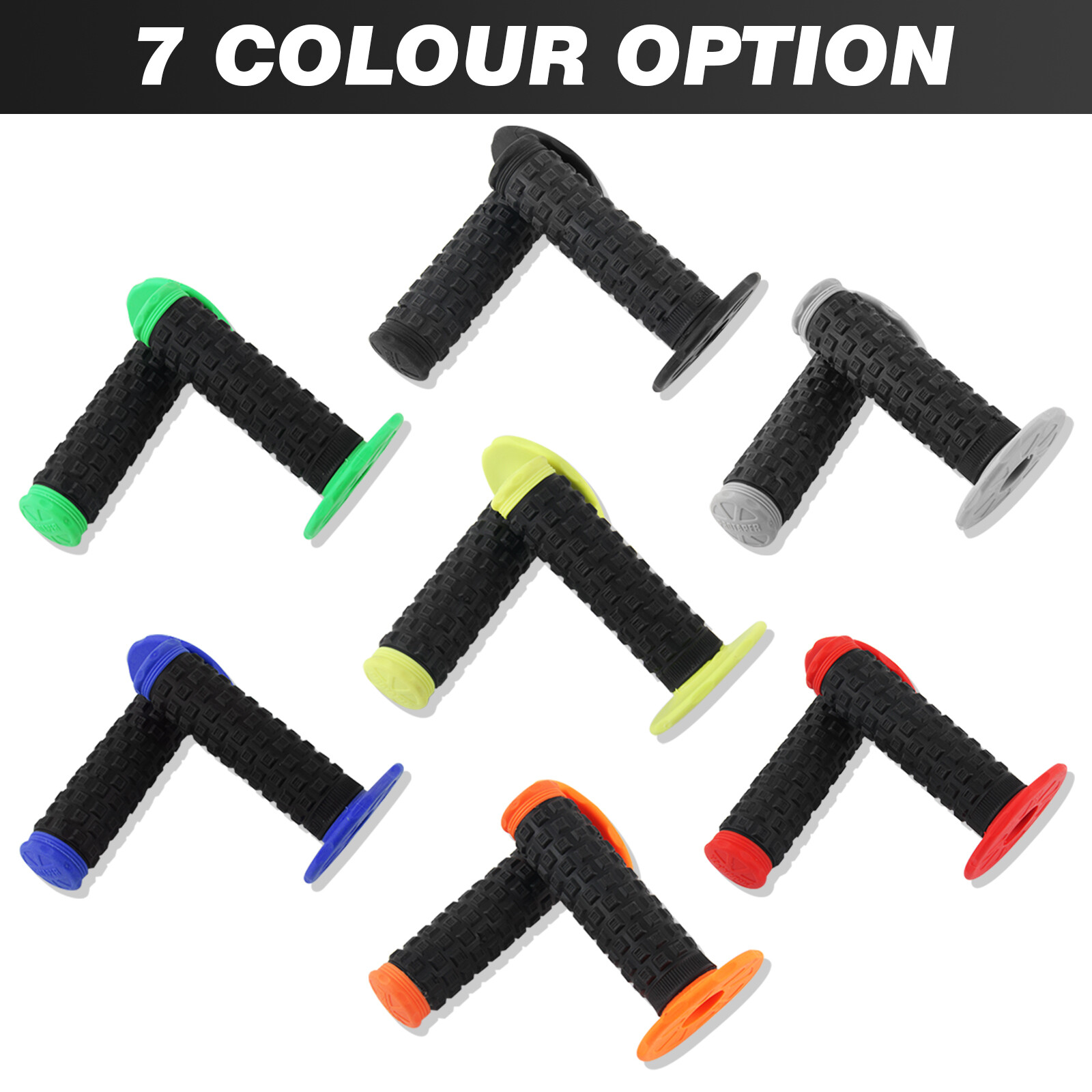 ProTaper 7/8″ 22MM Handlebar Grips Motorcycle Rubber Hand Grip Dirt Bike OffRoad