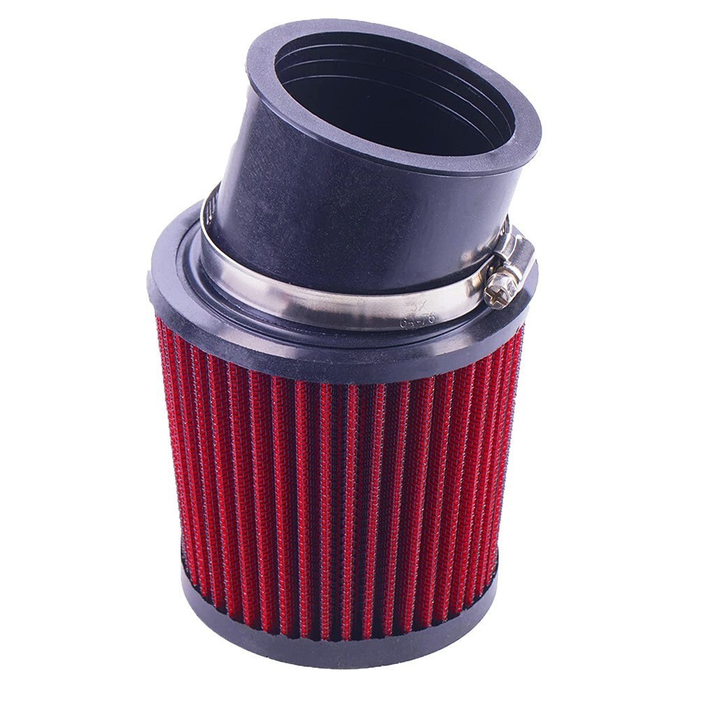 62mm Air Filter Pod Bend Inlet For Motorcycle Scooter ATV Dirt Bike