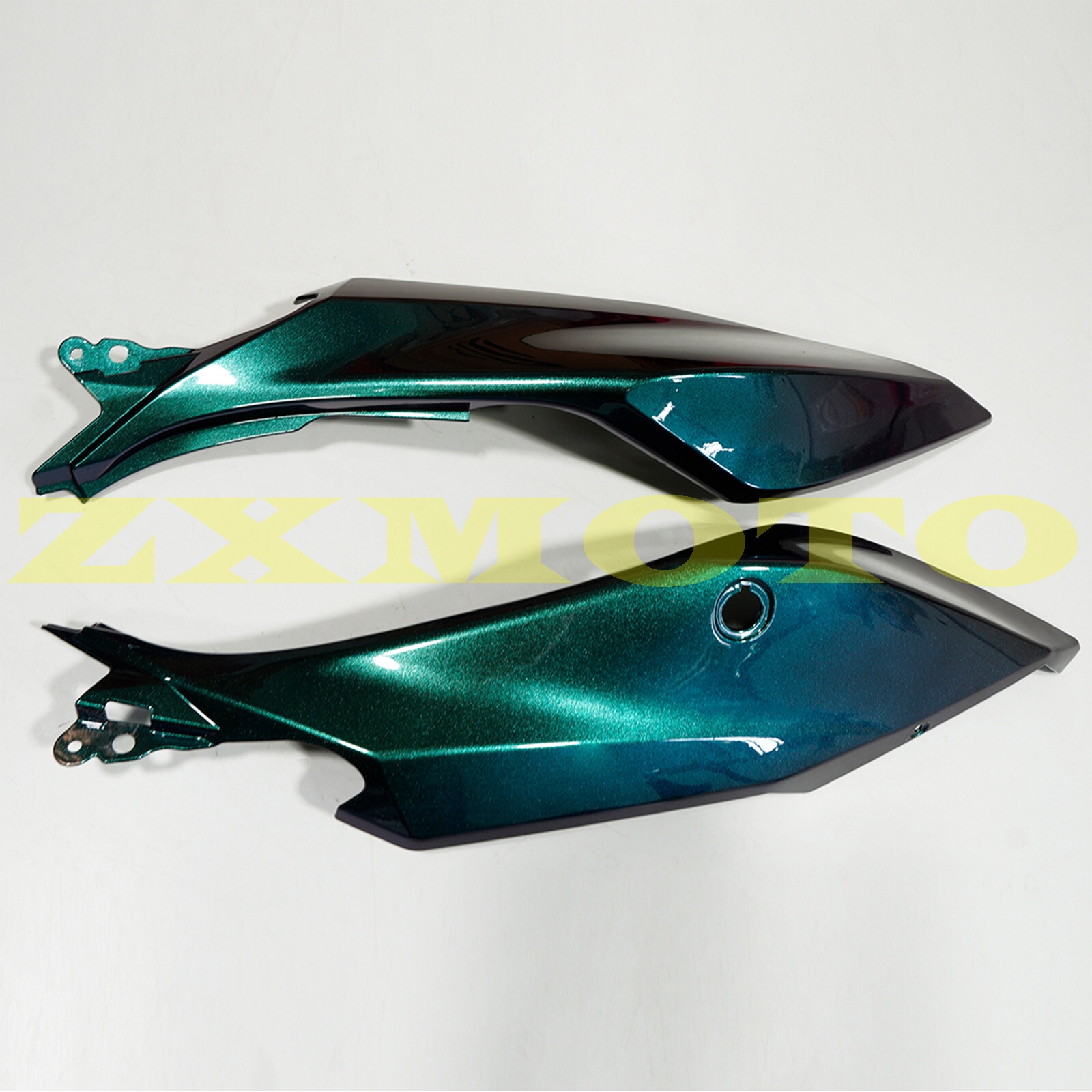 Green Blue Chameleon Fairing Kit For Kawasaki Ninja 400 2018-2023 +Tank Cover