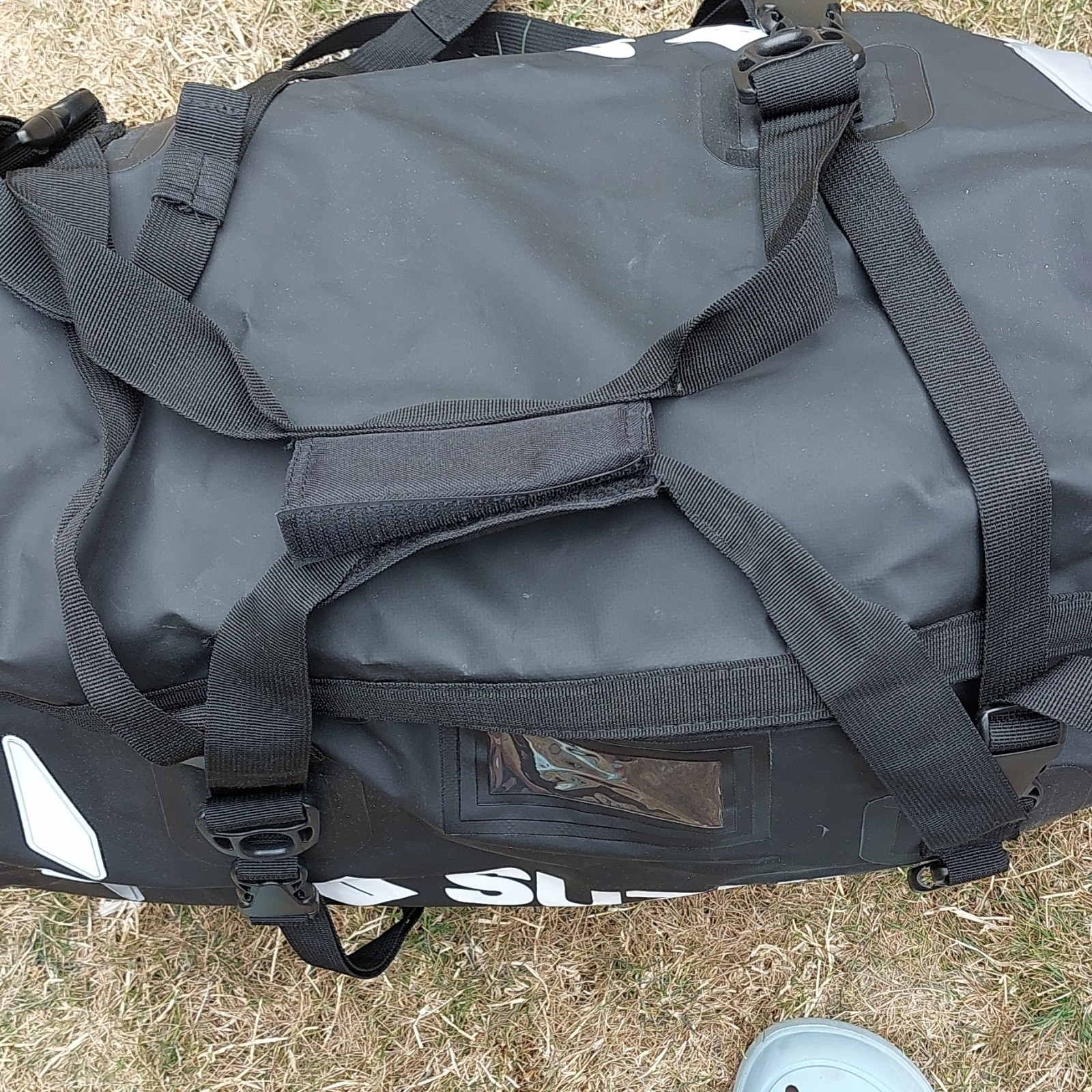 Suzuki Motorcycle Waterproof Tail Bag Black Dry Luggage Duffle 35L