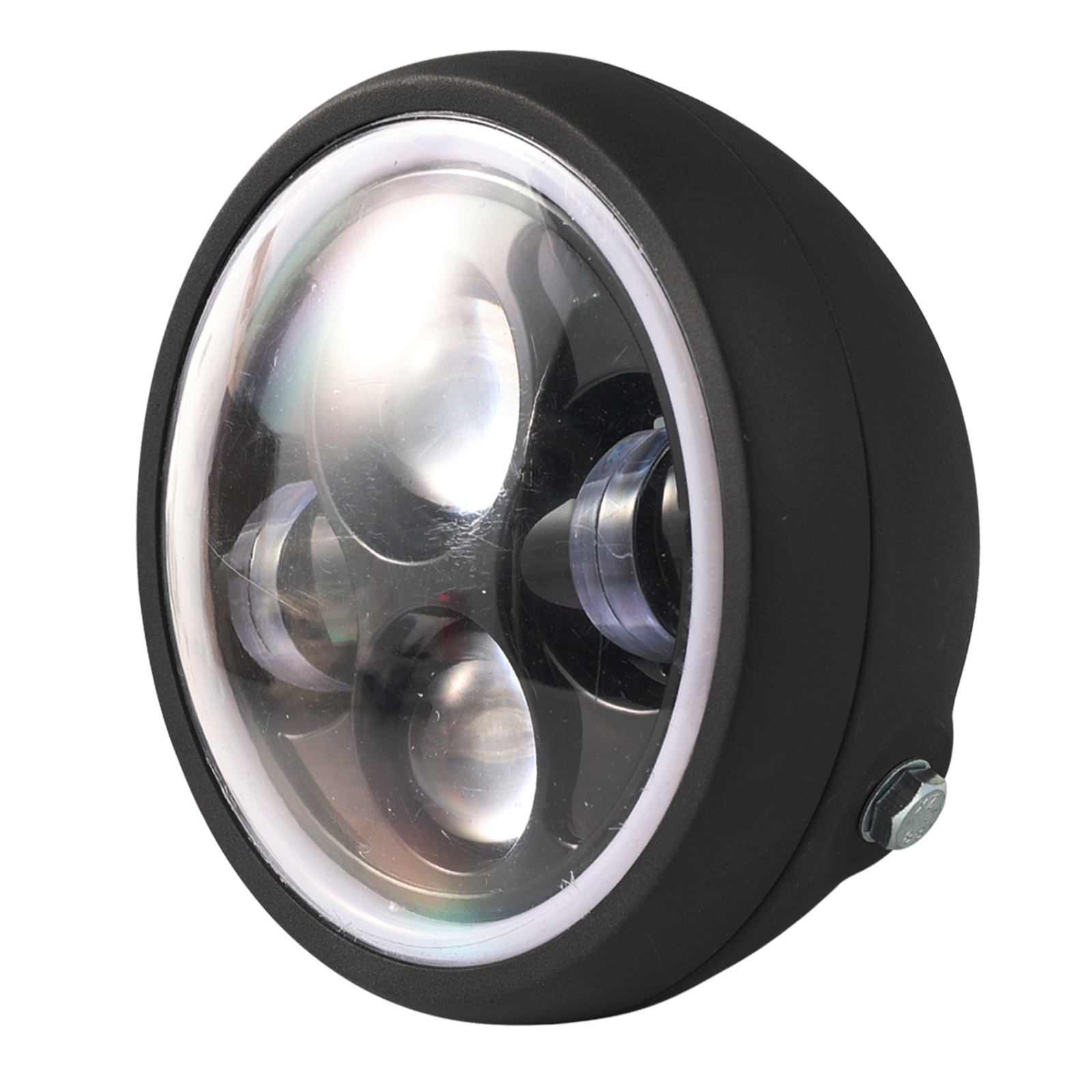 Motorcycle 6.5″ Universal LED Hi/Lo Headlight With Bracket For Cafe Racer Bobber