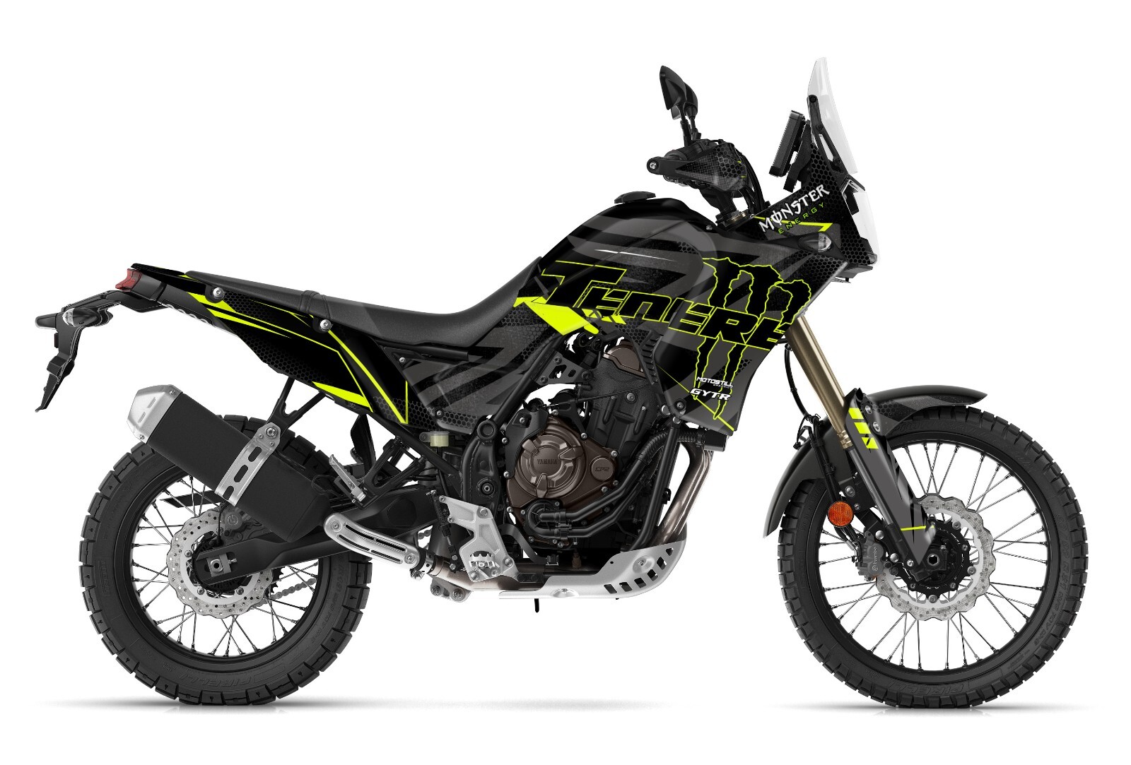 Yamaha T7 Tenere 700 Blue Full Graphic Sticker Decal Wrap Kit Fits 2019-2024