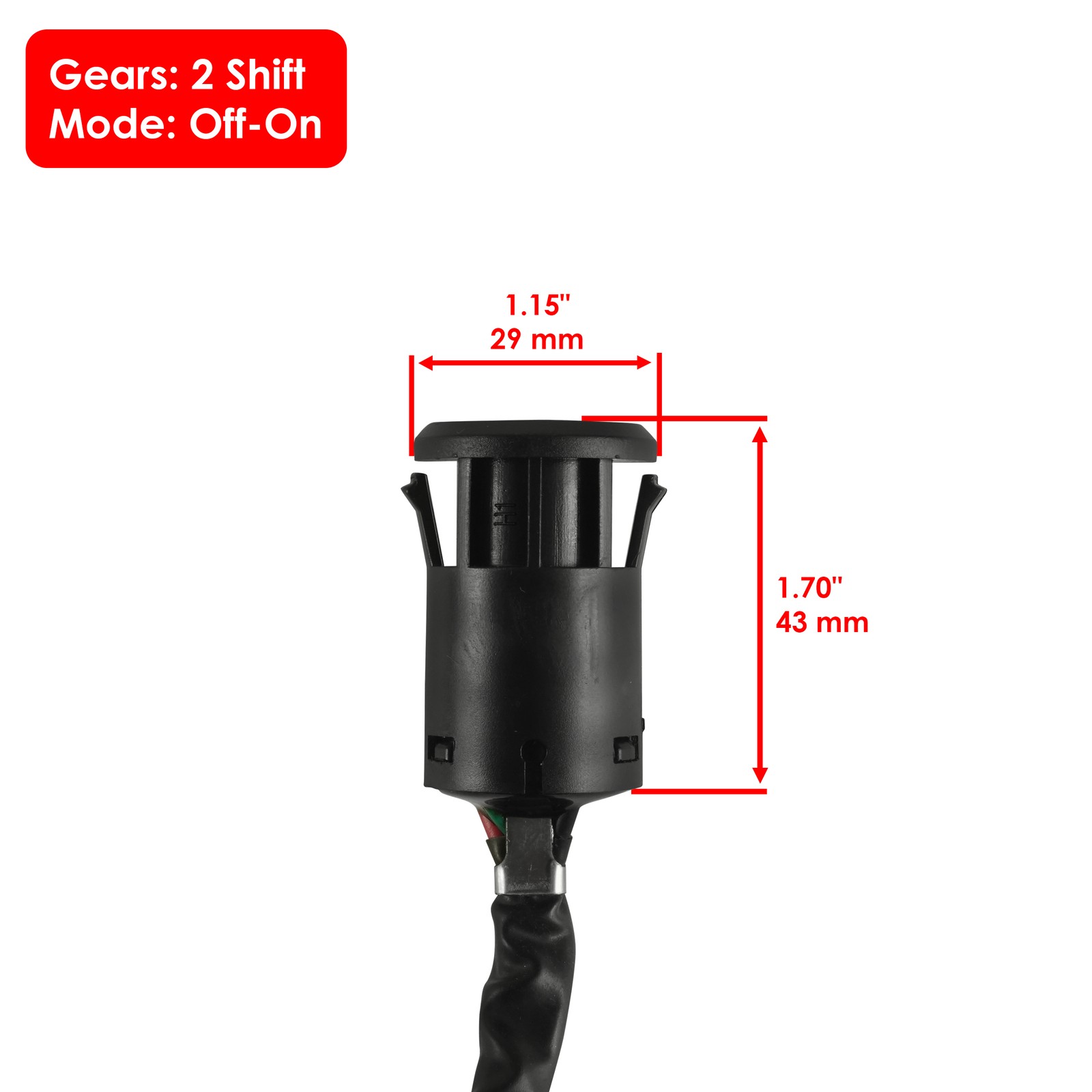 Ignition Key Switch For 2002-2021 Honda Recon 250 TRX250TE / TRX250TM