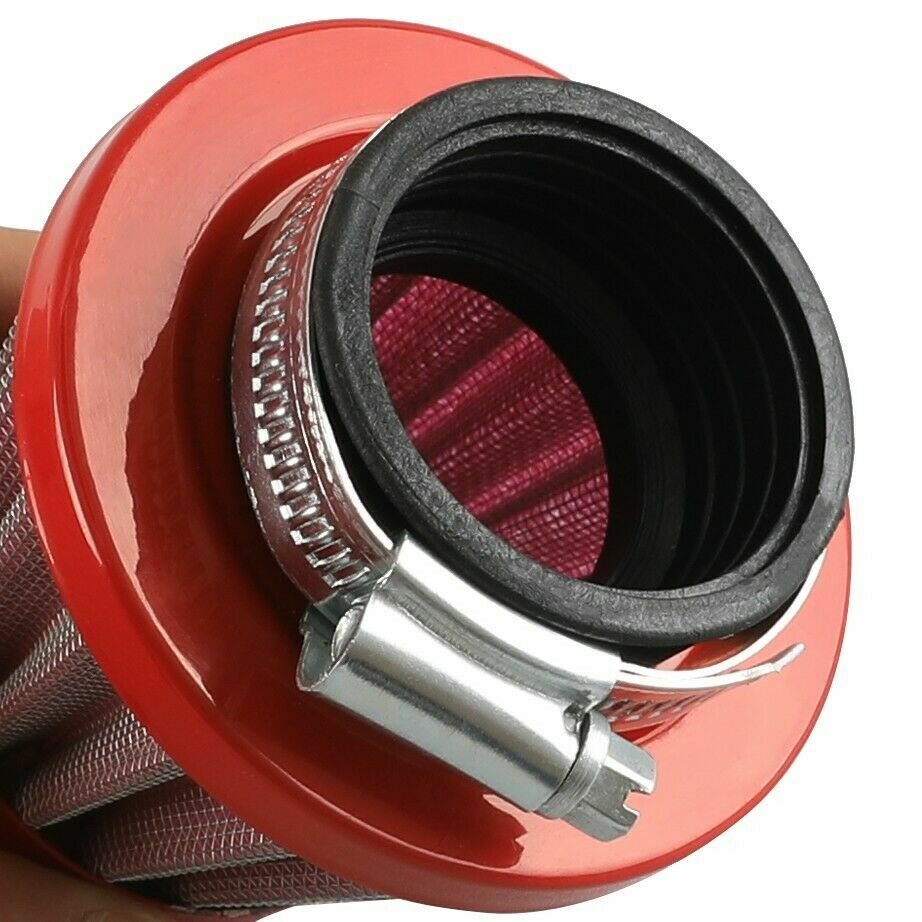 Motorcycle 38mm Air Filter Pod Cleaner 110 125cc Quad Pit Dirt Bike ATV Buggy