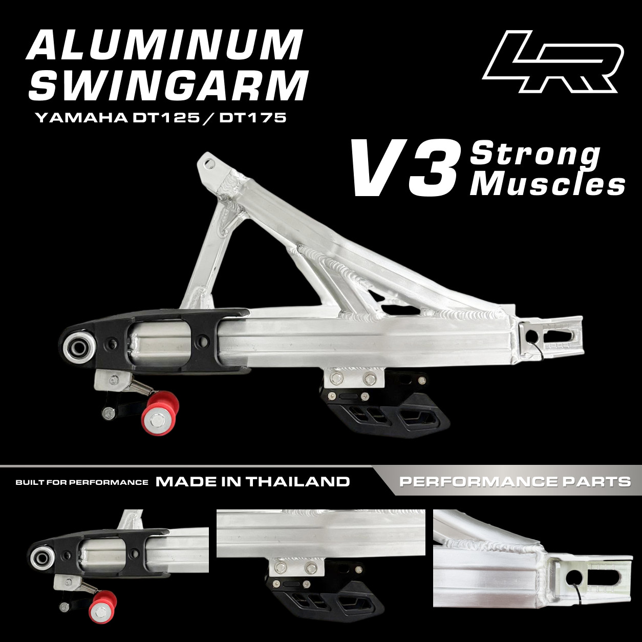 Full Set SwingArm V3 aluminium DT125-DT175 (+2Inch) Made in Thailand