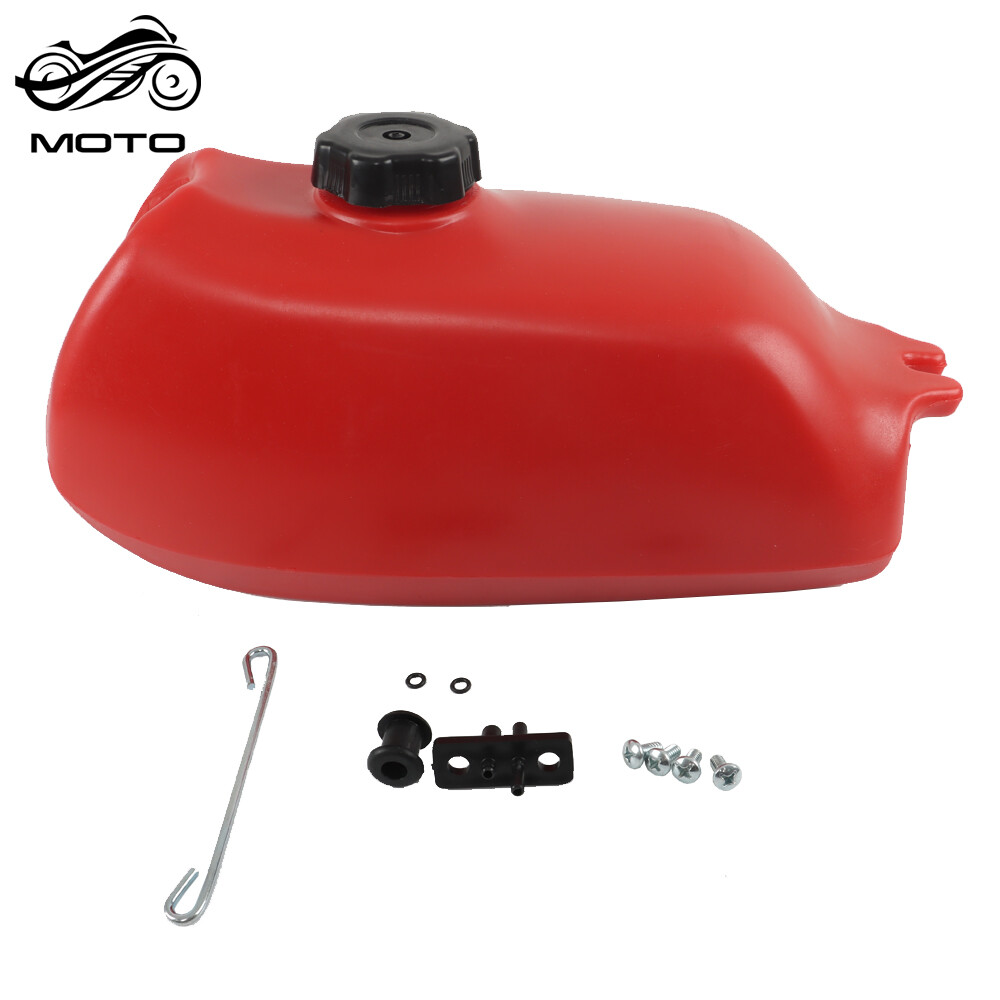 New For Honda 1972-1985 ATC70 ATC 70 Plastic Fuel Tank and Gas Cap Red