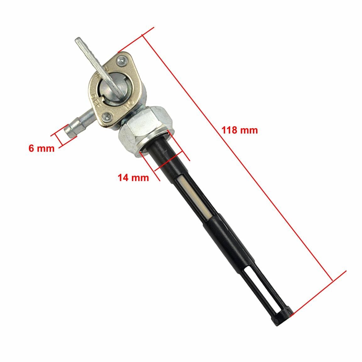 TGMK® Petcock Gas Tap On Off Reserve Switch For Suzuki RM 50 60 80 100 125