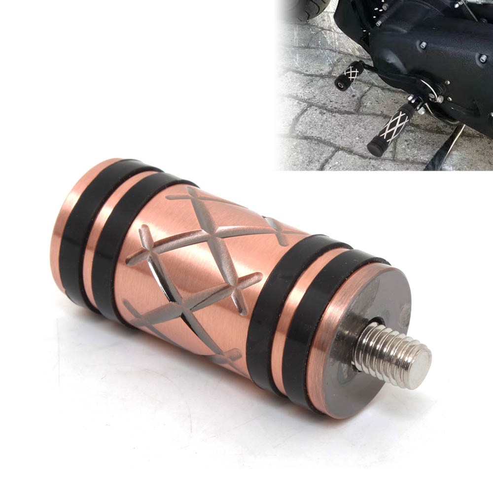 Copper Foot Shift Lever Shifter Peg For Harley Softail Dyna Street Bob Fat Boy