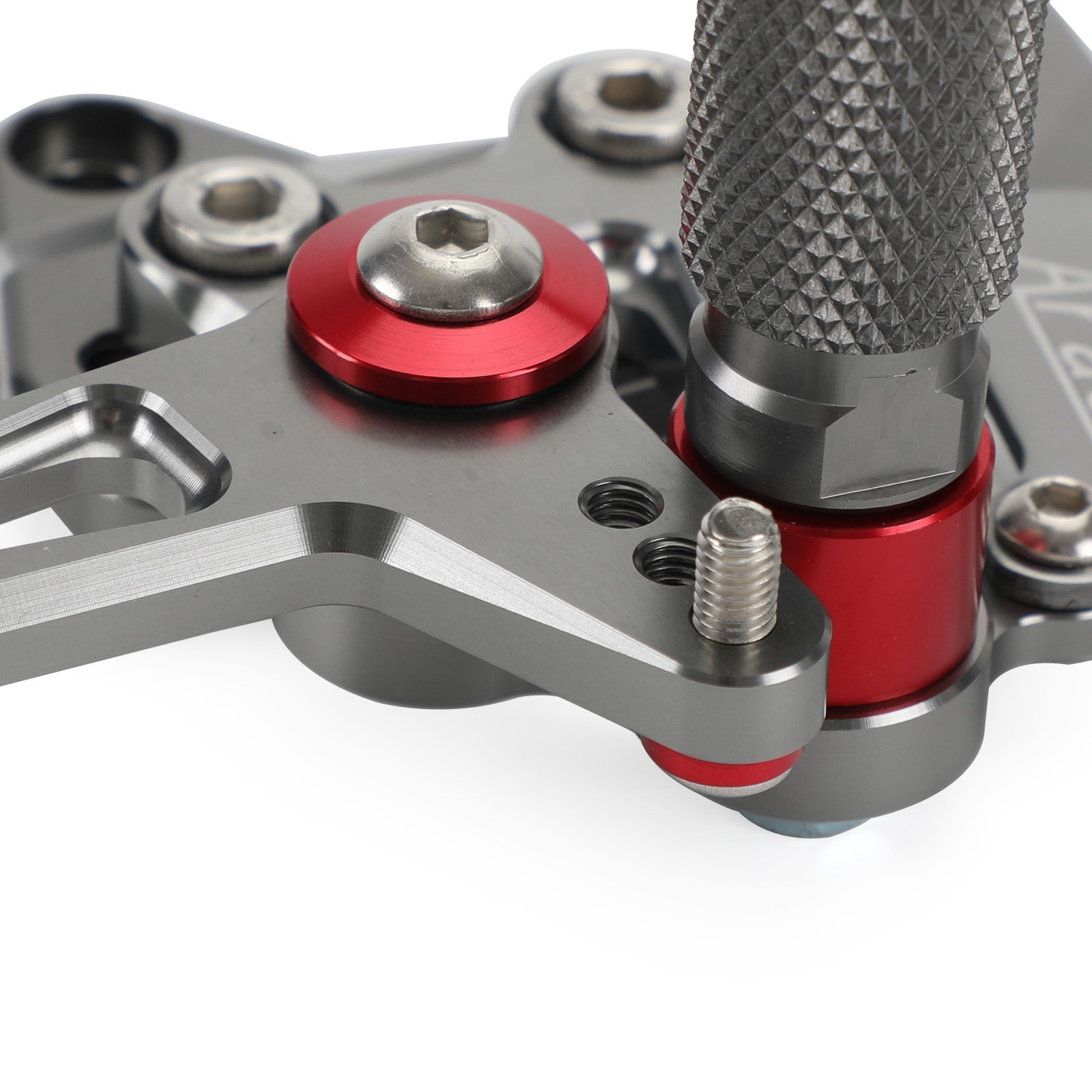 Aluminum Gray Rear Sets Footpegs Footrest Fit For Kawasaki Z900 Z 900 2021 2022