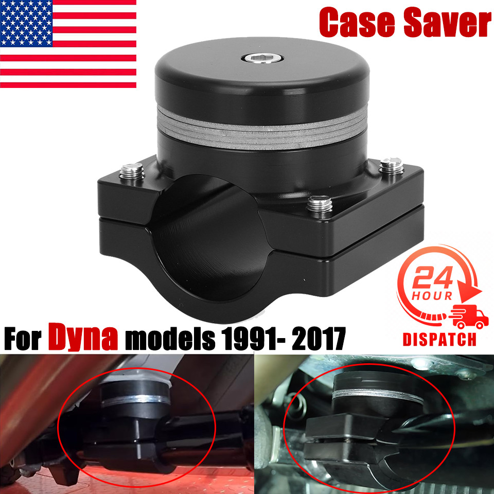 US For Dyna Case Saver Models 1991-2017 Front Motor Mounts Aluminium Black Parts