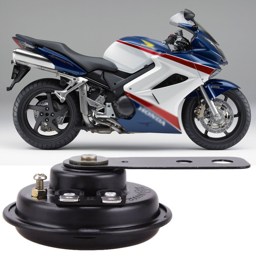 Black Waterproof 12V Loud 105db Horn Motorcycle Car Bike ATV Scooter Mopeds