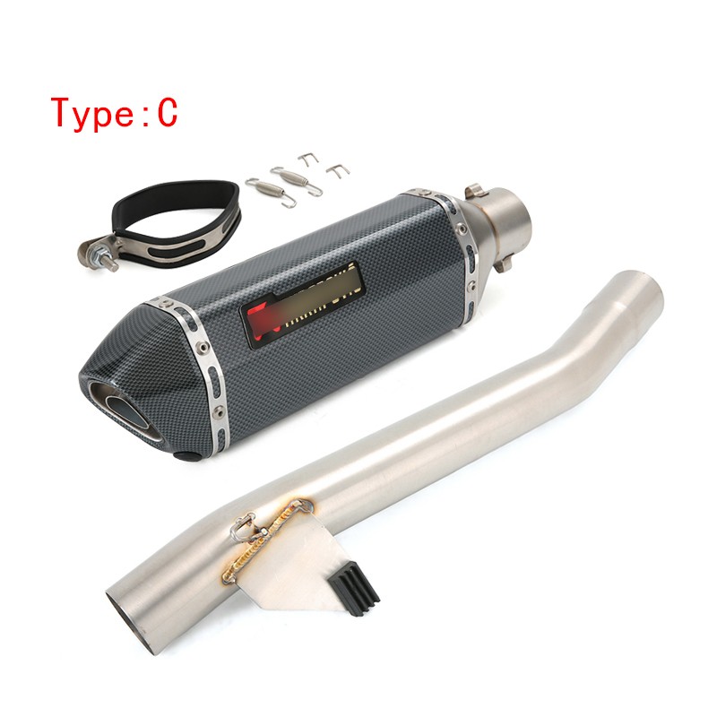 Bandit 600 1250 1995-2006 For Suzuki GSF600 Exhaust System Mid Pipe Muffler Tip