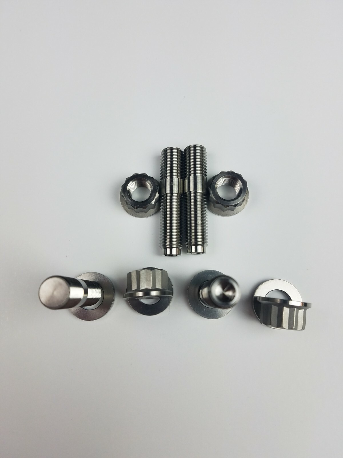 Titanium Exhaust Stud, Nut, Washer set of 4 M10 x 1.25×45 Toyota Manifold
