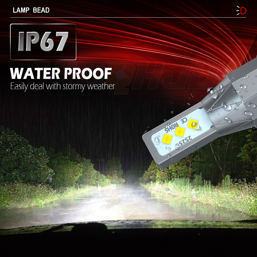 For Honda Silver Wing 600 Motorcycle LED Headlight H7 6000K Bright White Bulbs