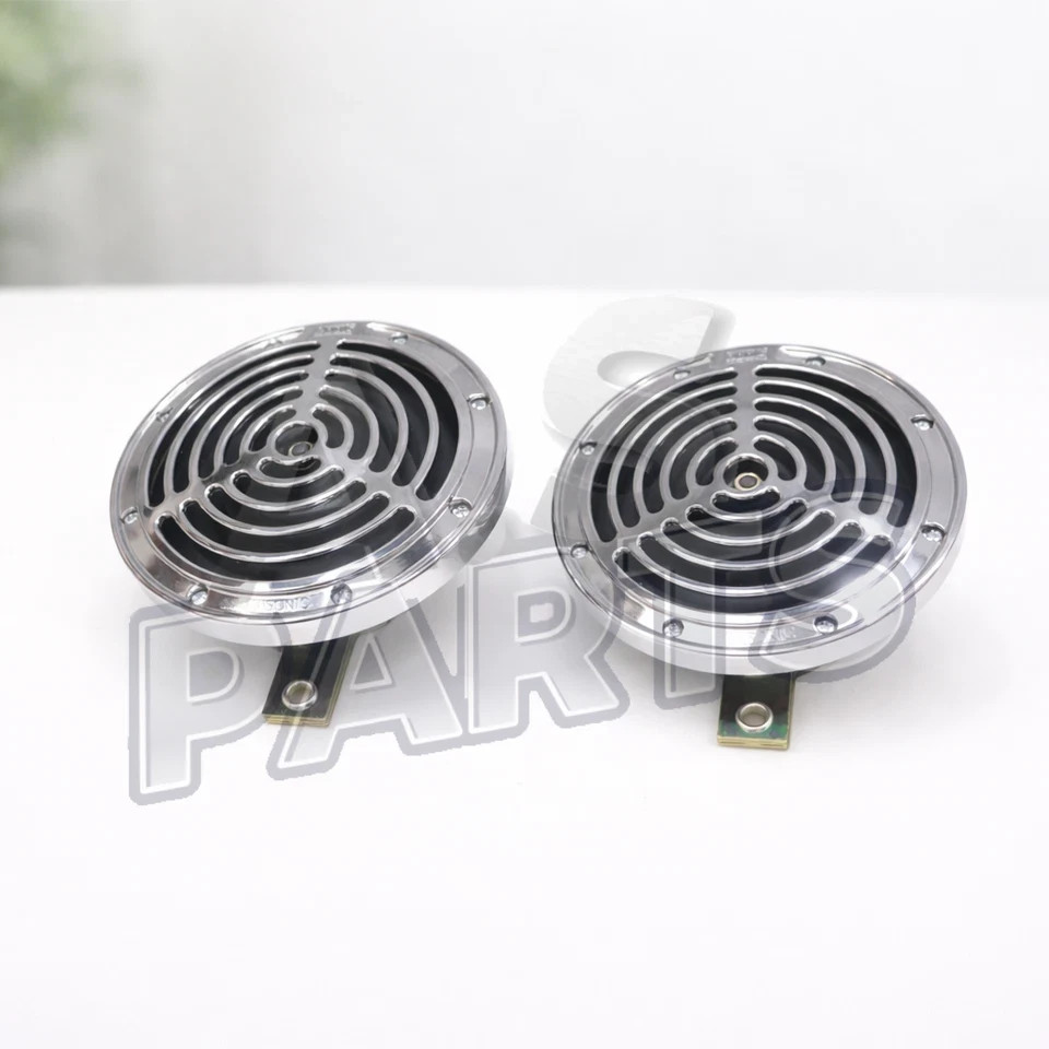 ROOTS MEGASONIC HIGH TONE 395 HZ 12V HORN + LOW TONE 315 HZ 12V HORN