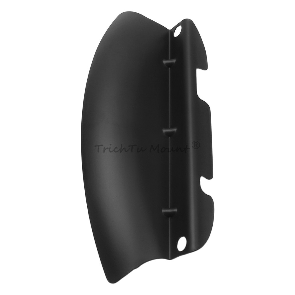 Black Lower Triple Tree Wind Deflector For Harley Road King Electra Glide 14-23