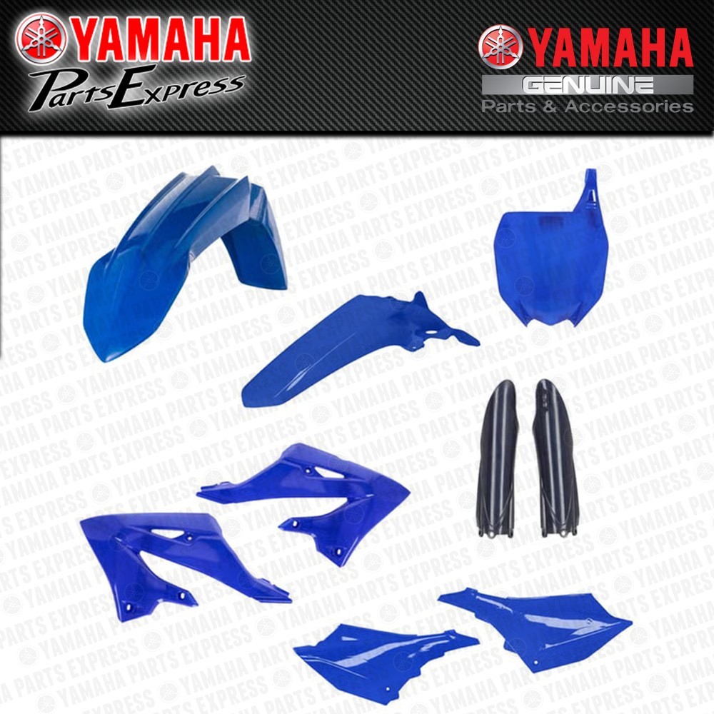 NEW 2022 – 2025 YAMAHA YZ125 YZ125X YZ 125 X OEM COMPLETE FULL PLASTIC KIT BLUE