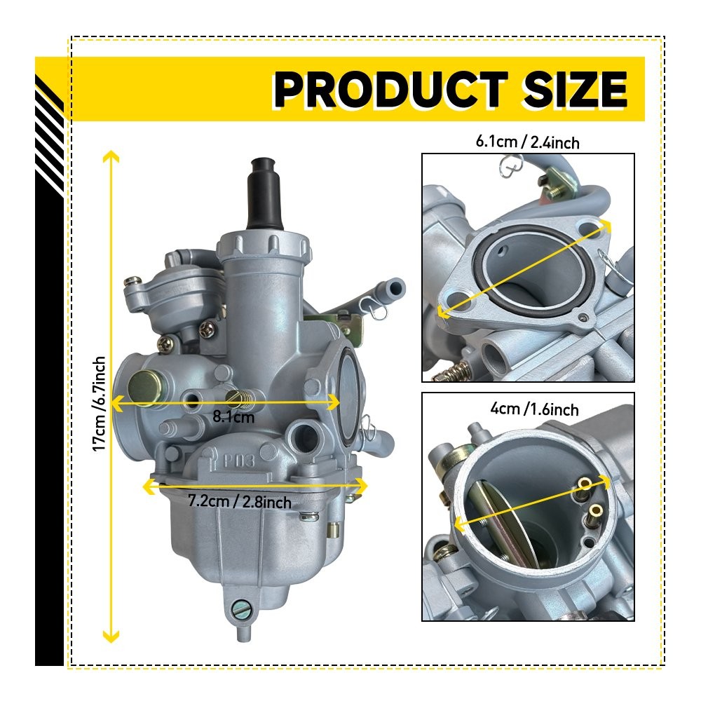 NEW Carb For Honda CRF150F CRF 150F Carburetor Hand Choke SELLER FREE SHIP1-5X