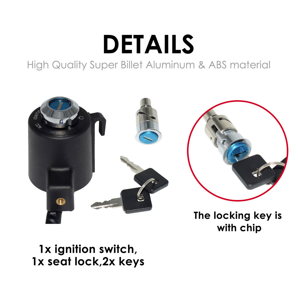 Ignition Switch Lock key Fit For Harley Davidson Sportster XL 883 1995-2003 2000