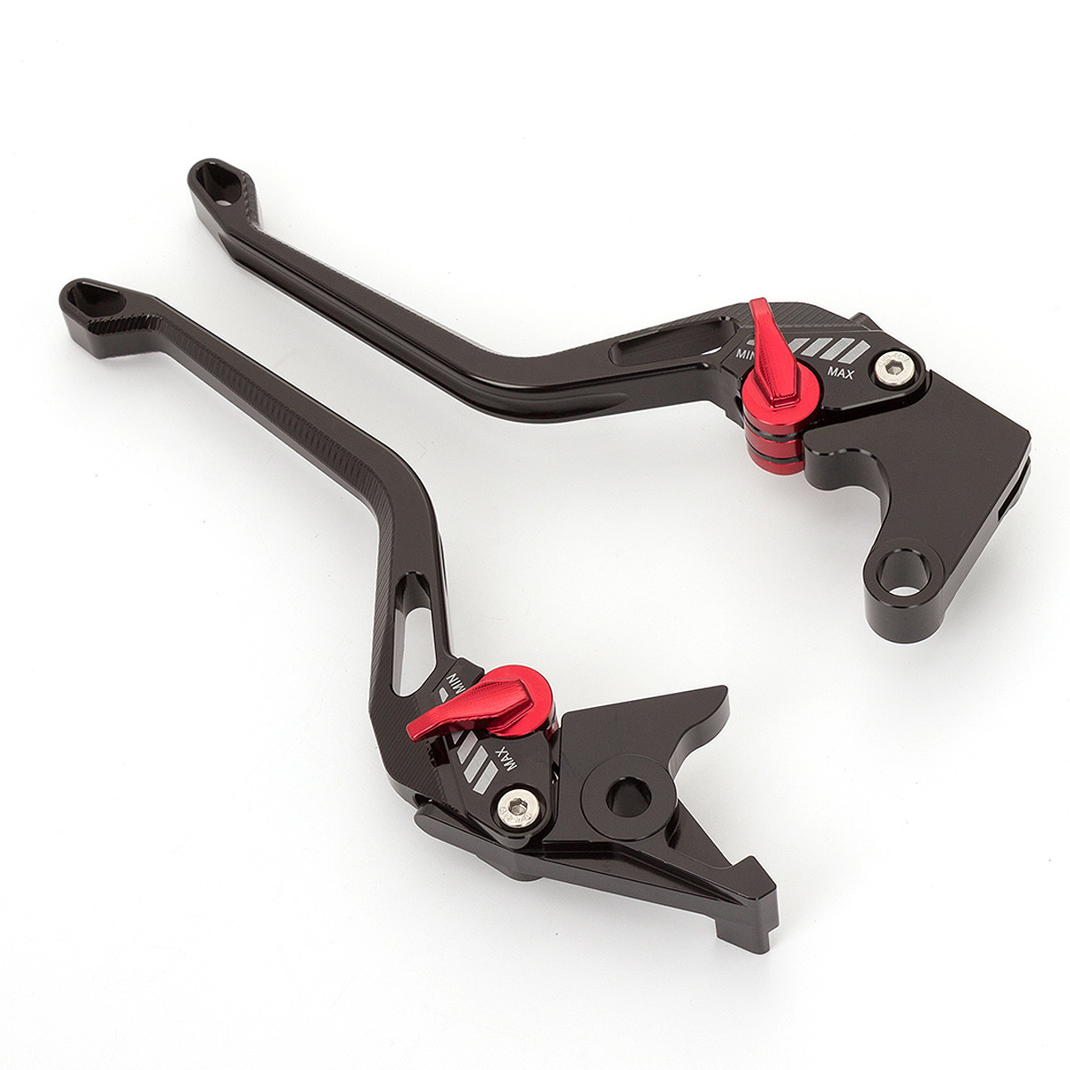 CNC 3D Rhombus Brake Clutch Levers W/Red Hand Grips FOR YZF R3 2014 -2020