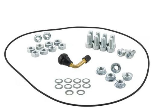 Replacement Parts PINASCO for tubeless rims Kit incl. valve, O-ring, screws, …