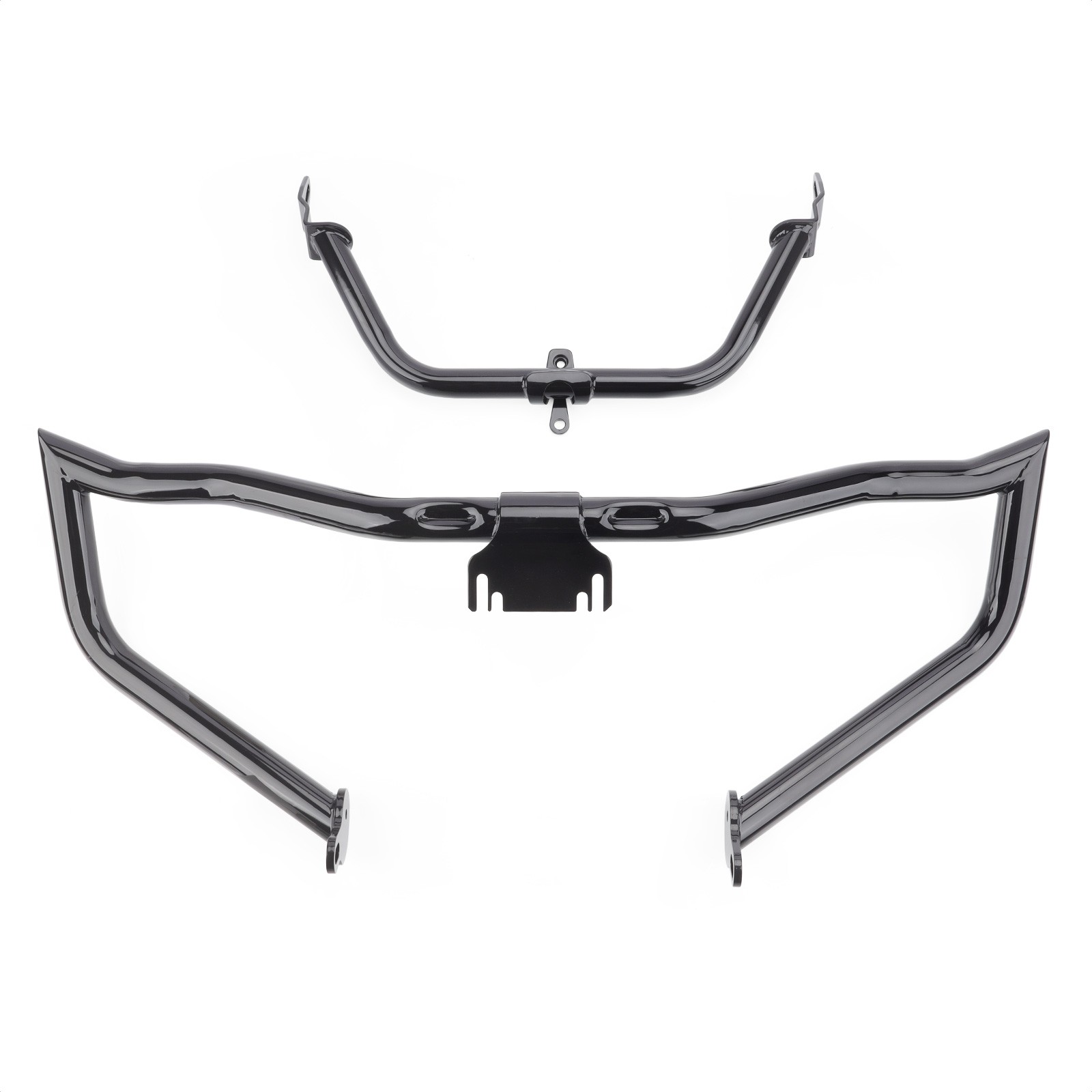 Vivid Black Chopped Engine Guard Fairing Support For Harley Road Glide 2009-2023