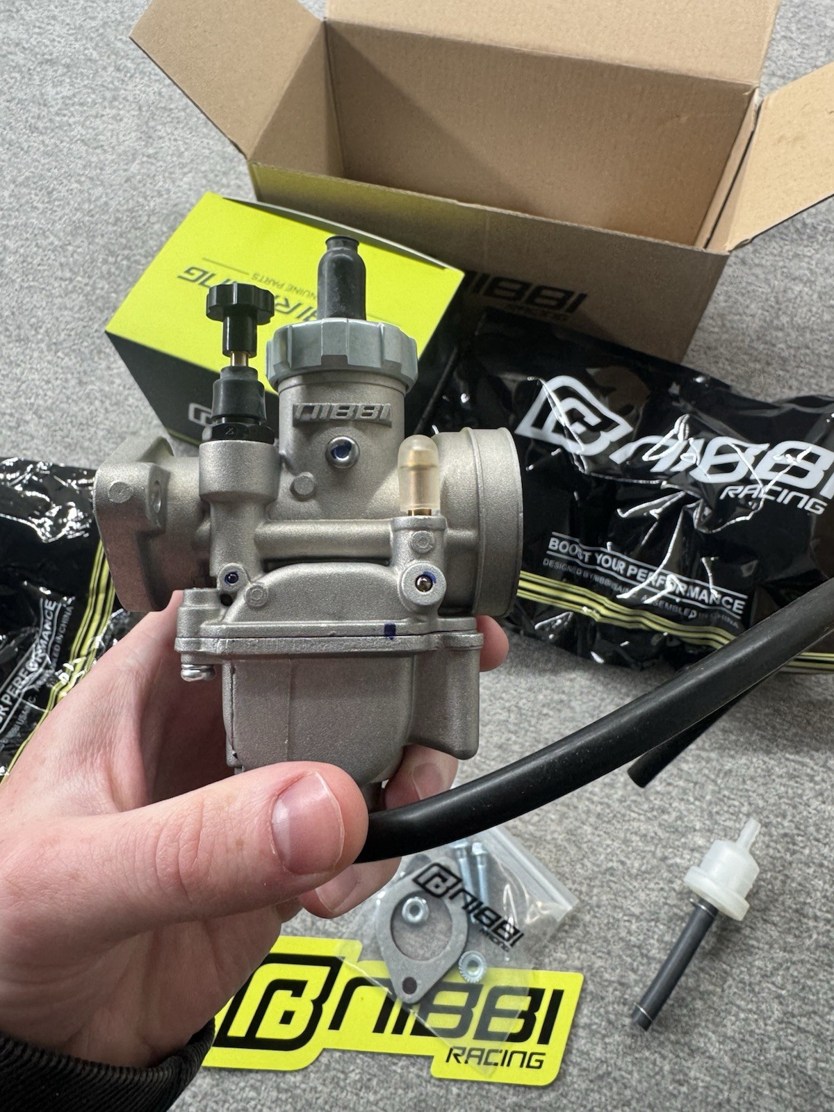 NIBBI 19mm Carburetor For Kayo Fox 70 Bull Predator 125 125cc 70cc 90cc ATV Quad