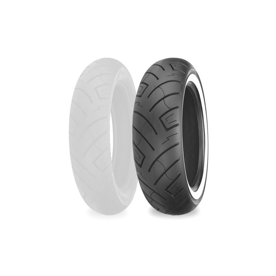 Shinko 777 Front Whitewall Tire – 120/70-21 Reinforced 87-4584