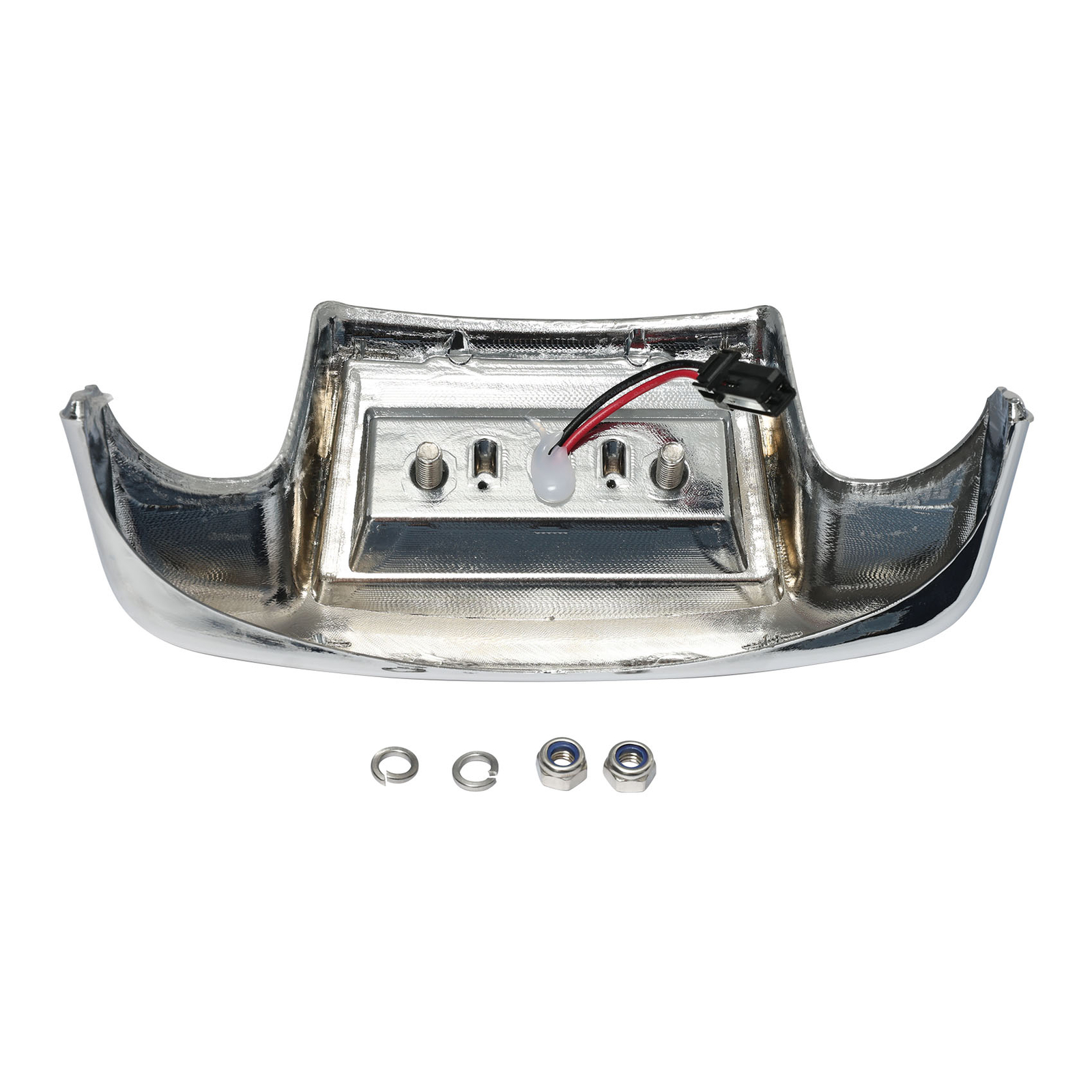 Chrome Smoke ABS Rear Fender LED Tip Light For Harley Touring Electra Road Glide