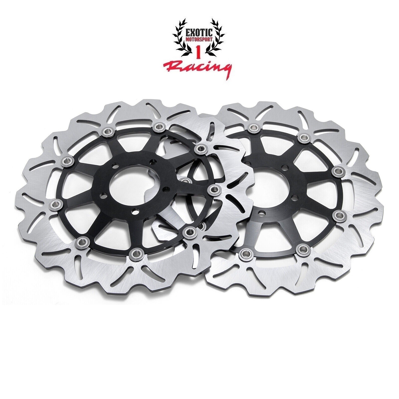 2 Front Brake Rotor Disc Set Kawasaki Ninja ZX10R 2016-2022 ABS