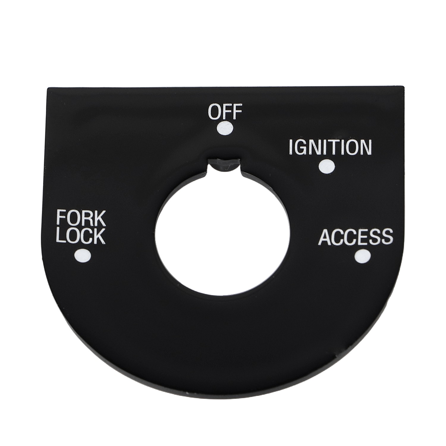 Gloss Black Ignition Switch Panel Trim Fit For Harley Road Glide FLTR EFI FLTRI
