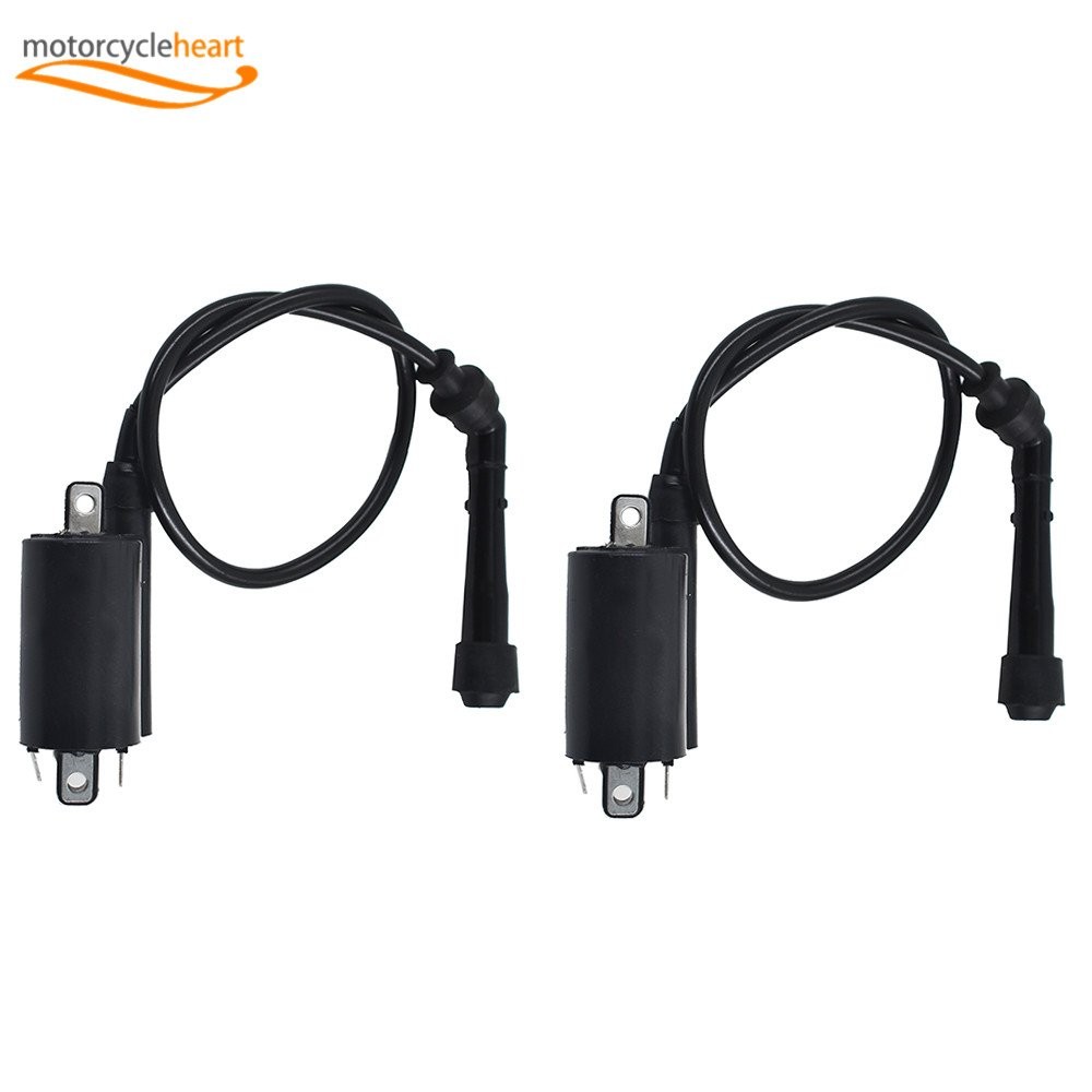SET OF 2 IGNITION COILS FIT FOR KAWASAKI EX500 NINJA 500 500R 1987-2009