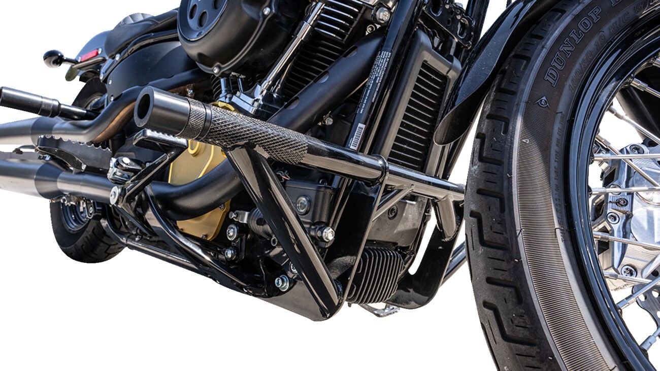 Burly Brand Brawler Kit Black – Softail M8 2018-2022 Front & Rear Crash Bars
