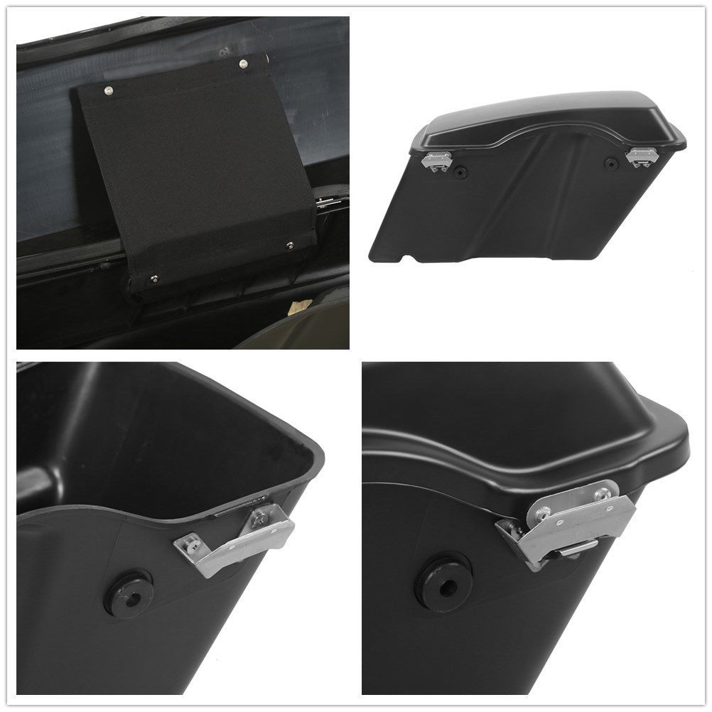 Matte Hard Saddle Bags Fit For Harley Touring Electra Road Glide King 1994-13
