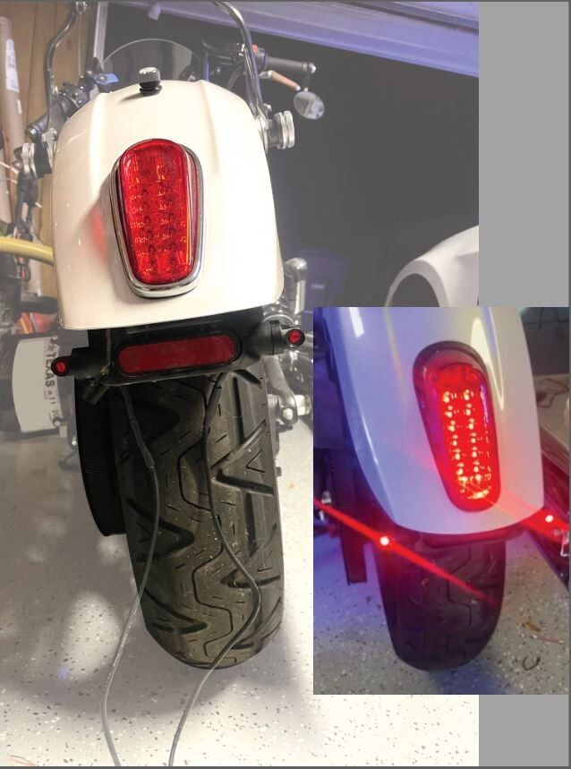 Micron LED Turn Signals Indicators Indian Scout Bobber [red/amber/INTERNATIONAL]