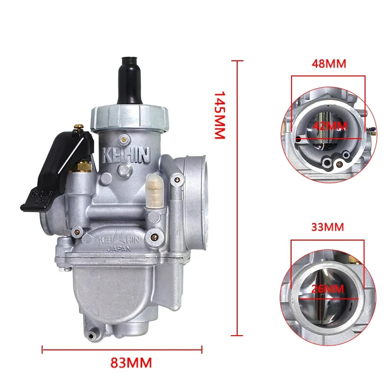 1998 1999 2000 Kawasaki KX80 OEM Carb Keihin PE26 Carburetor Assembly 15003-1336