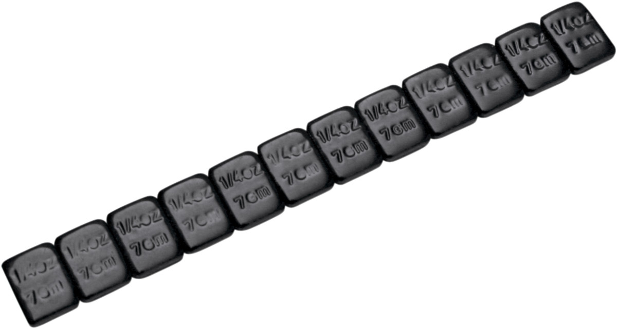 MOTION PRO Wheel Weights – Adhesive Stick-On – Black – 1/4 oz – 72 Pack 08-0455
