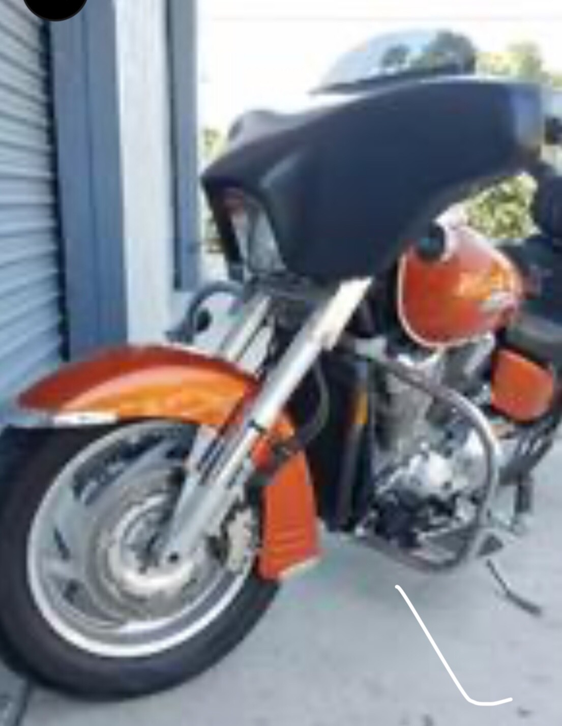 Harley Davidson bat wing fairing Roadking Softail heritage deluxe