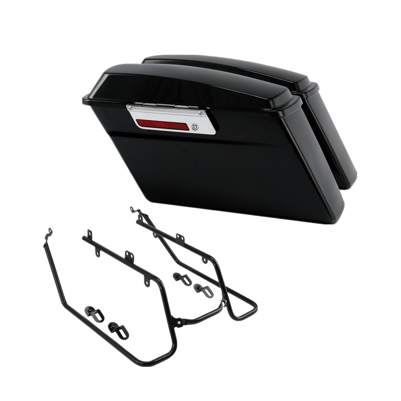 Hard Saddlebags Conversion Bracket Fit For Harley 2008-2017 Dyna Street Bob FXDB