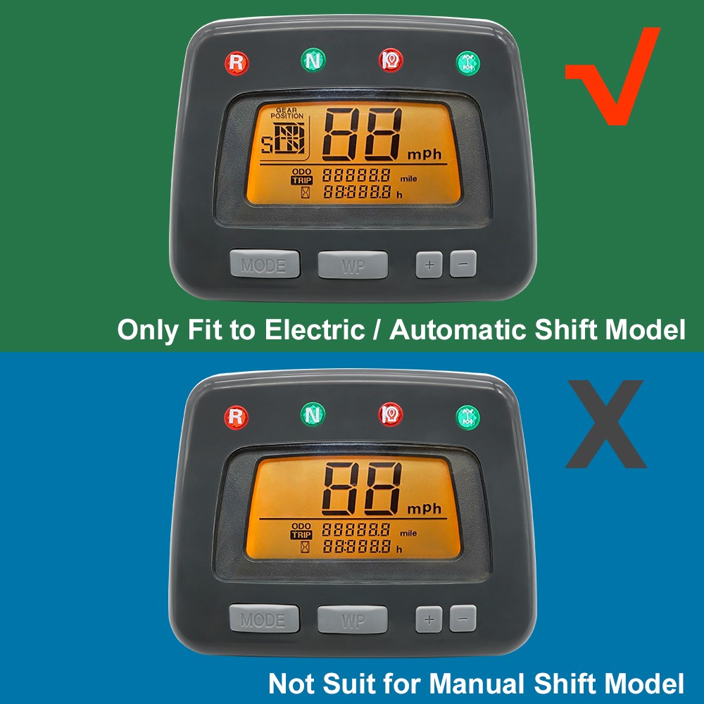 Display for Honda TRX450ES Automatic Shift Digital Speedometer