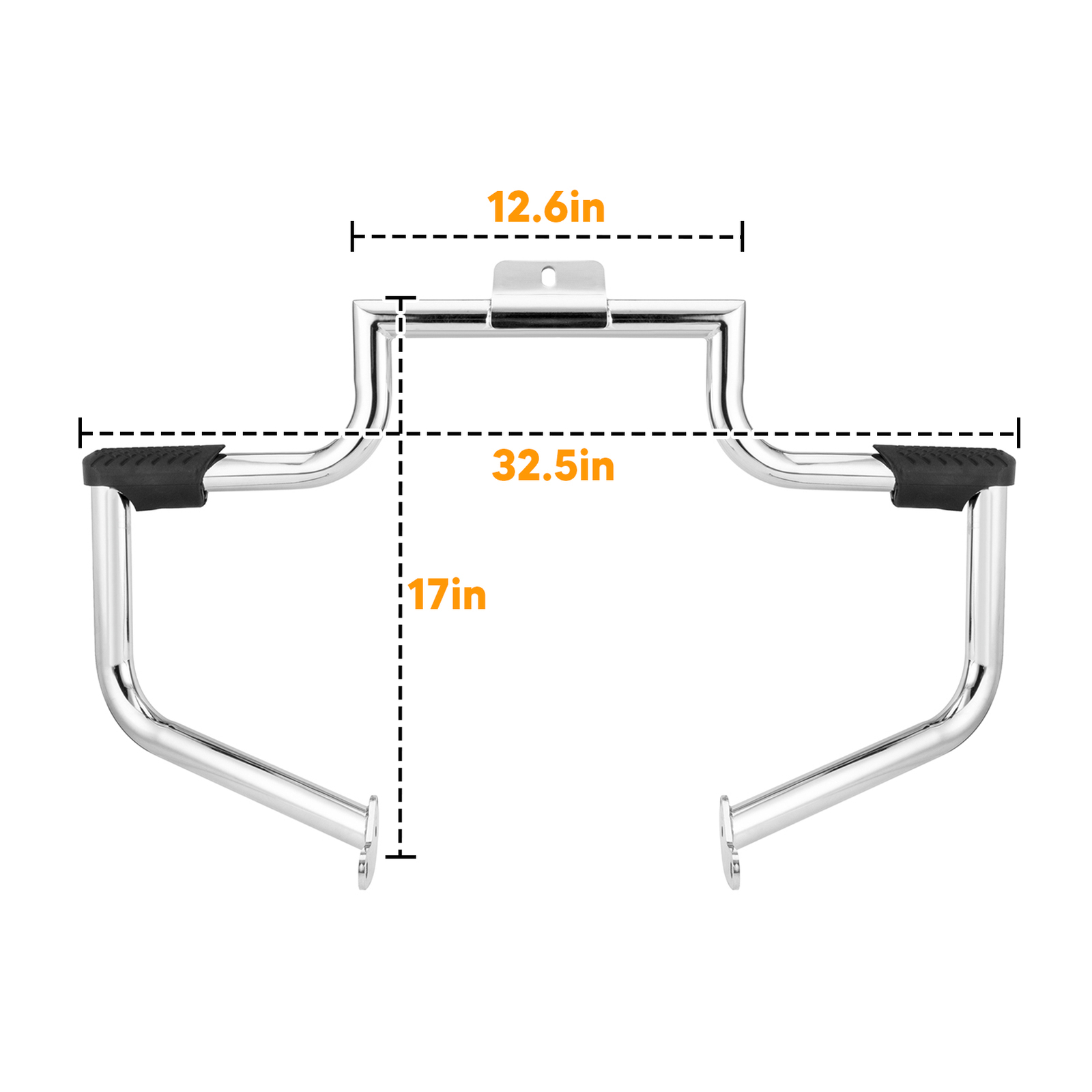 1.25″ Bolt-On Highway Engine Guard Crash Bar For Harley Softail Deluxe Fat Boy