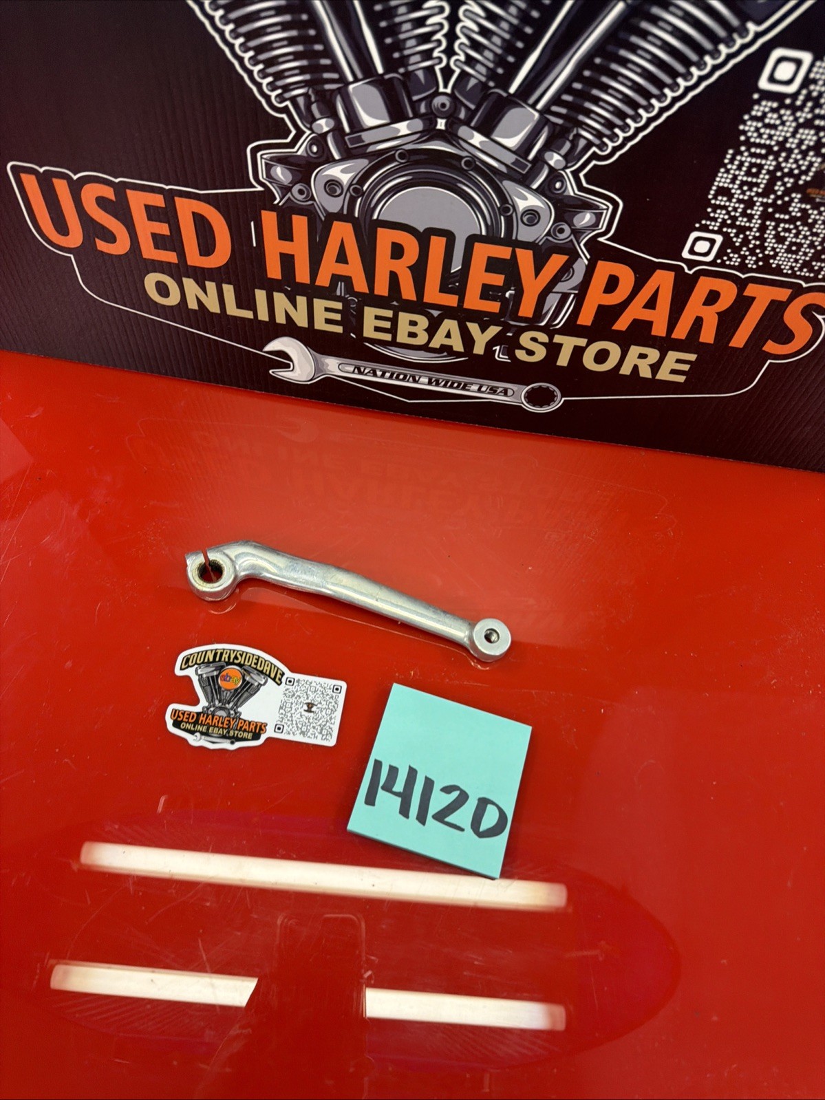 Harley Fxr Mid Control Shifter Shift Lever Arm Mid Control Aluminum Splined OEM