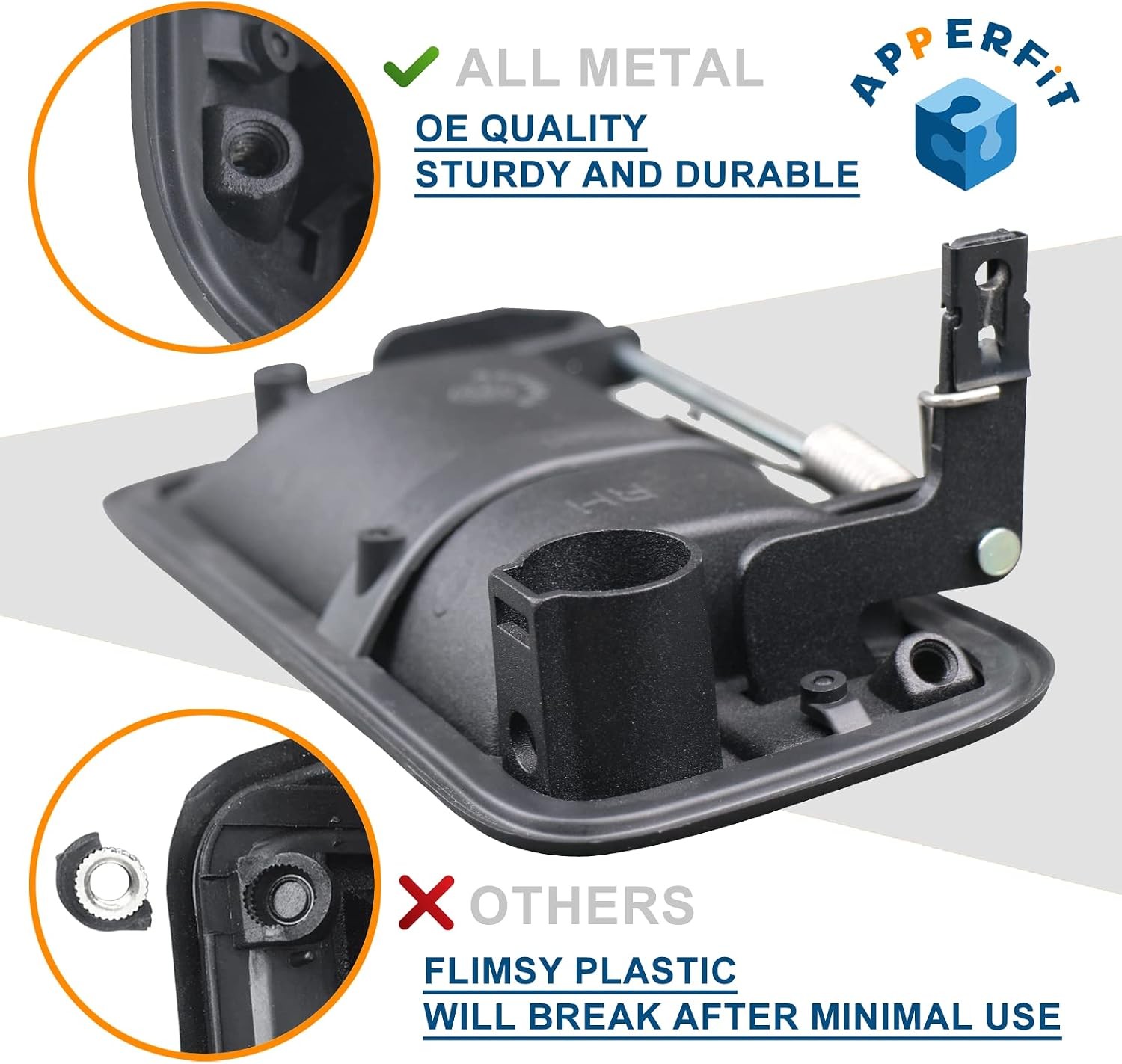 Exterior Door Handle Passenger Side 1995, 1996, 1997, 1998, 1999, 2000 Chevy Che