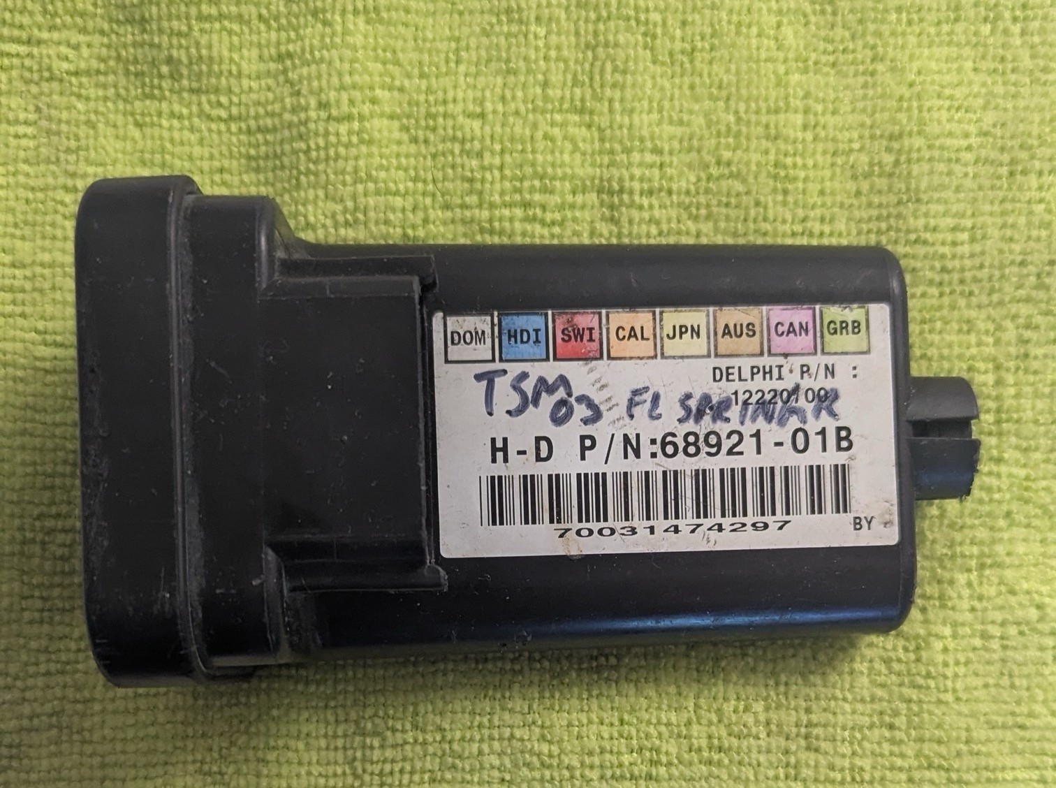 01-06 Harley Softail Standard FXSTI Turn Signal Module 68921-01B