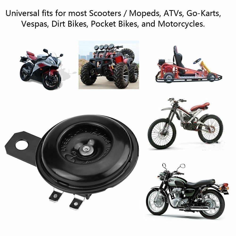 12V Waterproof Loud 115dB Universal Motorcycle Car ATV Scooter Snail Auto Horn P