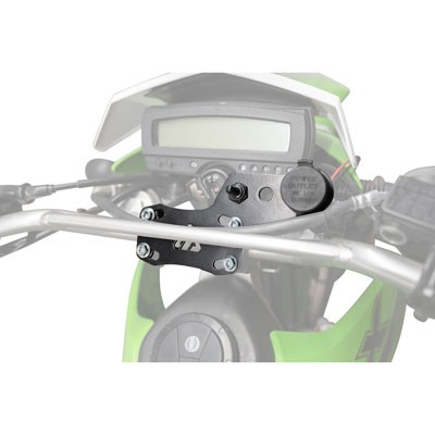 Tusk Accessory Dash Panel Black Powder Coated 7/8″ bar–Kawasaki KLX250S/KLX300