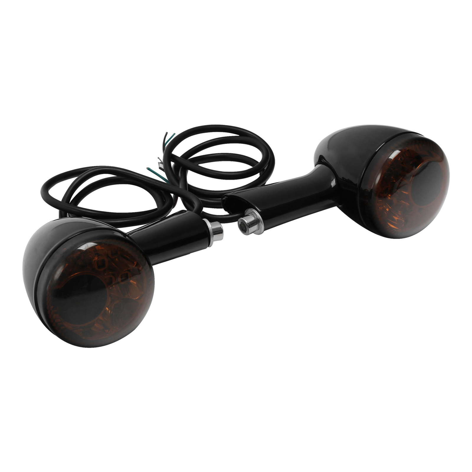 Rear Turn Signals LED Amber Light Fit For Harley Sportster 883 1200 48 1992-2022
