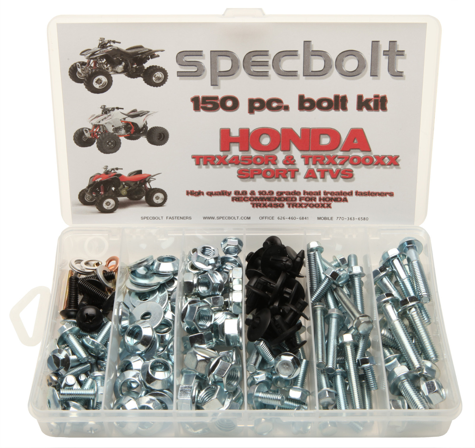 Honda TRX450R Bolt Kit for plastic body engine lug nuts bumper 450 TRX 700 #0039