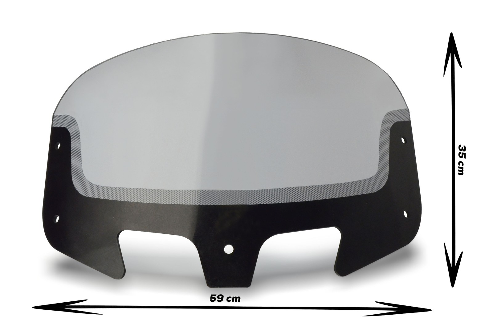 Indian Roadmaster 1900 (2014-2025) Motorcycle Windscreen 35 (27) cm 4mm Chopper
